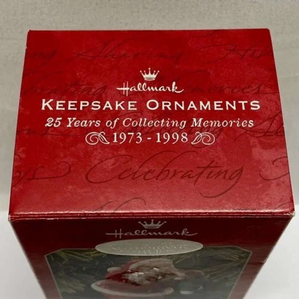 Vintage New Christmas Friend Ornament Hallmark Membership Collection‎ 1998 NIB